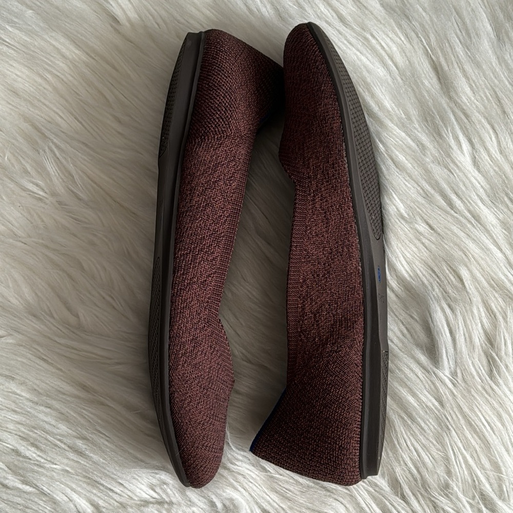 Rothy's Retired Truffled Python Round Toe Flats S… - image 4